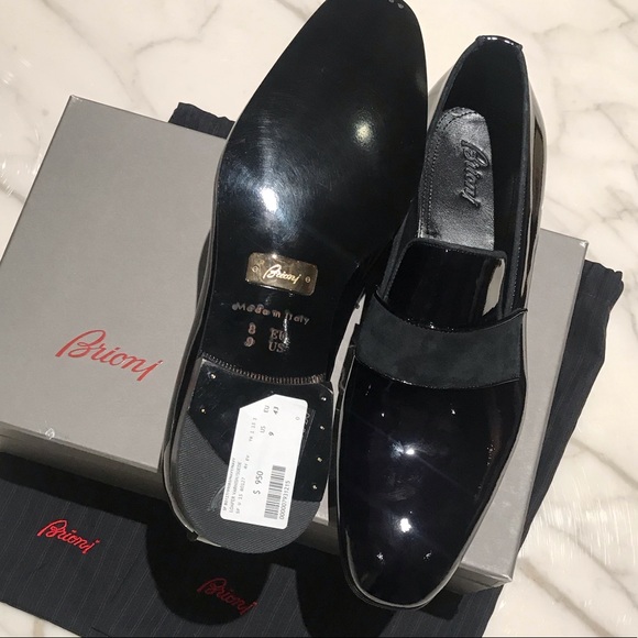 BRIONI tuxedo loafers *NWT* - Picture 7 of 14